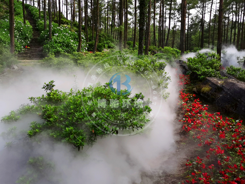 涪陵大木花园林下喷雾造景项目